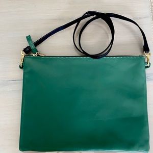 NWOT Clare V. Emerald Green “Sac Bretelle”